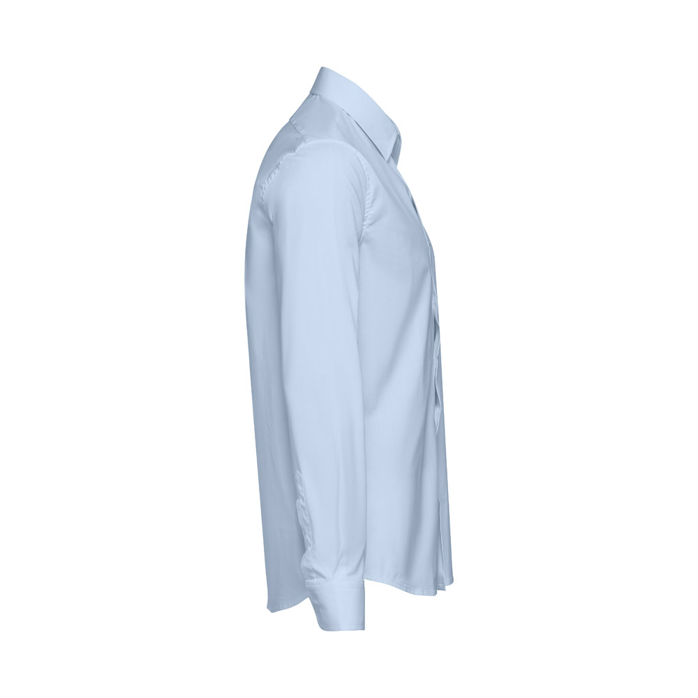 THC PARIS. Camicia da uomo in popeline a maniche lunghe