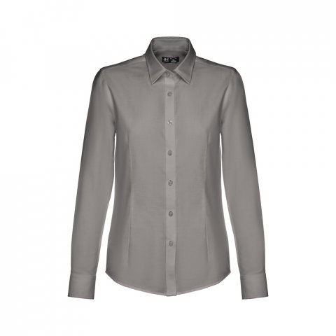 THC TOKYO WOMEN. Oxford overhemd met lange mouwen voor dames - Grijs