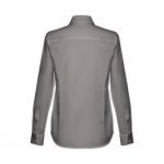 THC TOKYO WOMEN. Oxford overhemd met lange mouwen voor dames - Grijs