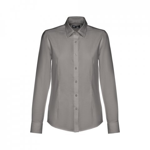 THC TOKYO WOMEN. Oxford overhemd met lange mouwen voor dames - Grijs