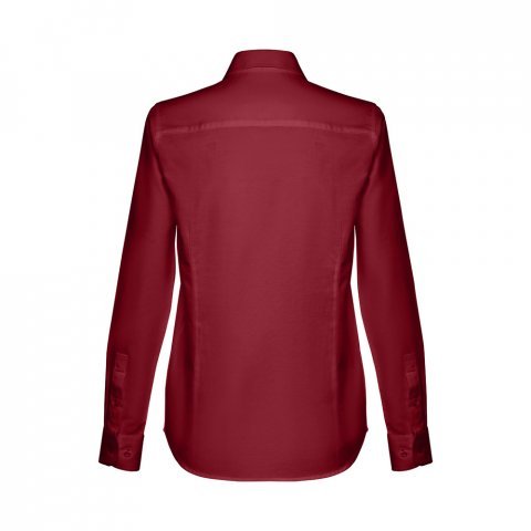 THC TOKYO WOMEN. Oxford overhemd met lange mouwen voor dames - Bordeaux rood