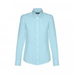 THC TOKYO WOMEN. Oxford overhemd met lange mouwen voor dames - Licht blauw