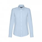 THC TOKYO WOMEN. Oxford overhemd met lange mouwen voor dames - Licht blauw