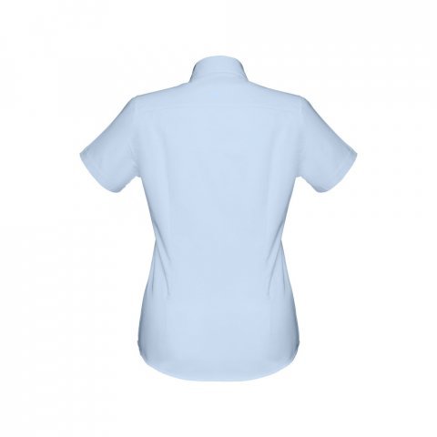 THC LONDON WOMEN. Kurz&auml;rmeliges Oxford-Hemd f&uuml;r Damen - Hellblau