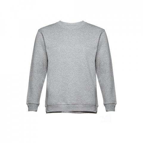 THC DELTA. Felpa (unisex) in cotone e poliestere - Grigio chiaro m&eacute;lange