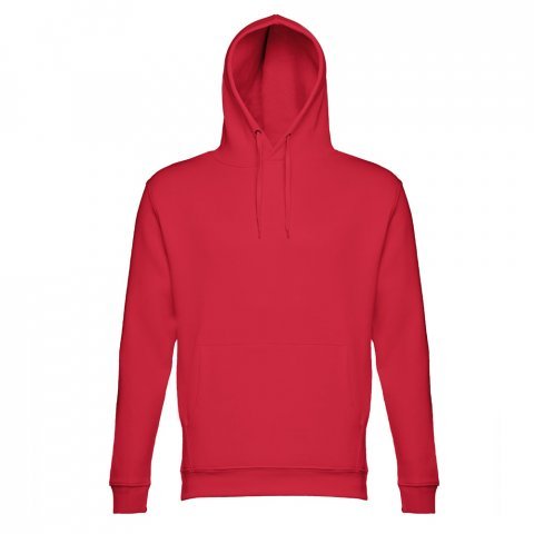 THC PHOENIX. Felpa (unisex) con cappuccio in cotone e poliestere - Rosso