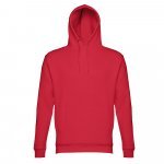 THC PHOENIX. Felpa (unisex) con cappuccio in cotone e poliestere - Rosso