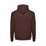 THC PHOENIX. Felpa (unisex) con cappuccio in cotone e poliestere - Marrone scuro