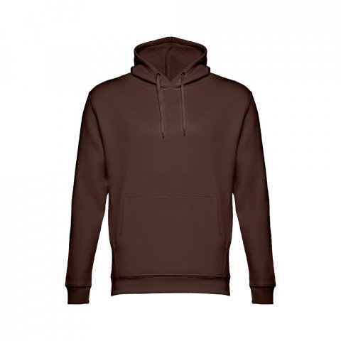 THC PHOENIX. Felpa (unisex) con cappuccio in cotone e poliestere - Marrone scuro