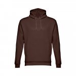 THC PHOENIX. Felpa (unisex) con cappuccio in cotone e poliestere - Marrone scuro