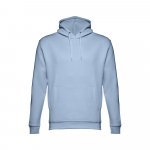 THC PHOENIX. Felpa (unisex) con cappuccio in cotone e poliestere - Celeste pastello