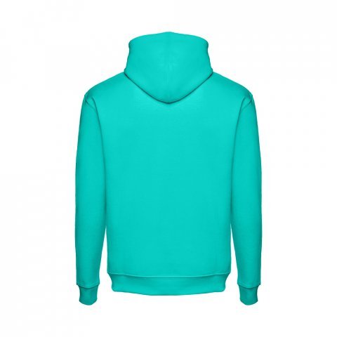 THC PHOENIX. Felpa (unisex) con cappuccio in cotone e poliestere - Verde turchese