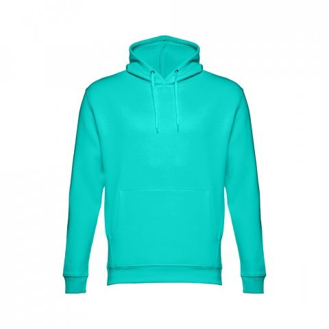 THC PHOENIX. Felpa (unisex) con cappuccio in cotone e poliestere - Verde turchese