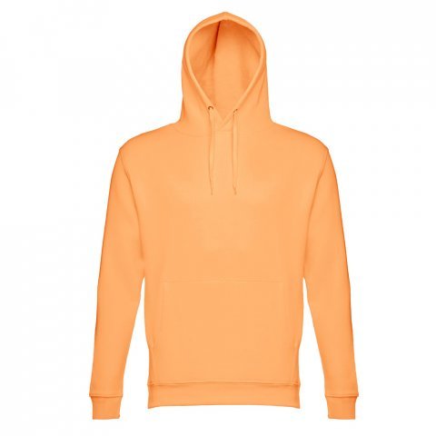 THC PHOENIX. Felpa (unisex) con cappuccio in cotone e poliestere - Arancione corallo