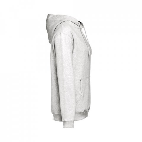 THC PHOENIX. Felpa (unisex) con cappuccio in cotone e poliestere - Bianco m&eacute;lange