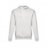 THC PHOENIX. Felpa (unisex) con cappuccio in cotone e poliestere - Bianco m&eacute;lange