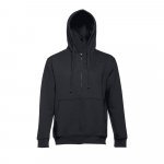 THC AMSTERDAM. Felpa da uomo in cotone e poliestere - Nero