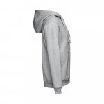 THC AMSTERDAM. Felpa da uomo in cotone e poliestere - Grigio chiaro m&eacute;lange