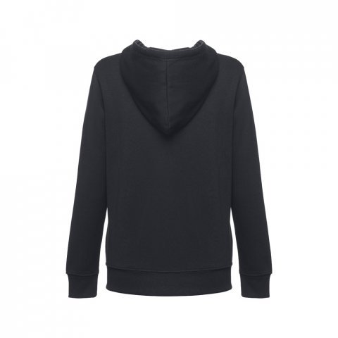 THC AMSTERDAM WOMEN. Sweatshirt para senhora em algod&atilde;o e poli&eacute;ster - Preto