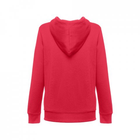 THC AMSTERDAM WOMEN. Sweatshirt para senhora em algod&atilde;o e poli&eacute;ster - Vermelho