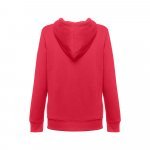 THC AMSTERDAM WOMEN. Sweatshirt para senhora em algod&atilde;o e poli&eacute;ster - Vermelho