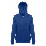 THC AMSTERDAM WOMEN. Sweatshirt para senhora em algod&atilde;o e poli&eacute;ster - Azul royal