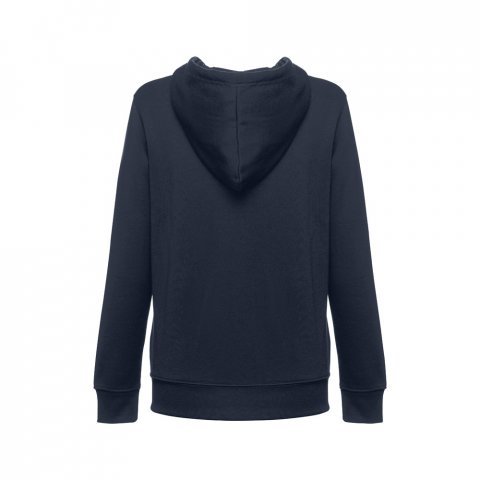 THC AMSTERDAM WOMEN. Sweatshirt para senhora em algod&atilde;o e poli&eacute;ster - Azul marinho
