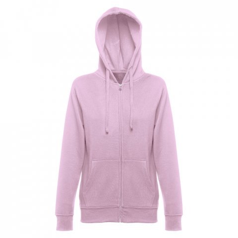 THC AMSTERDAM WOMEN. Sweatshirt para senhora em algod&atilde;o e poli&eacute;ster - Lil&aacute;s