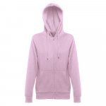 THC AMSTERDAM WOMEN. Sweatshirt para senhora em algod&atilde;o e poli&eacute;ster - Lil&aacute;s