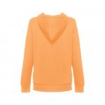 THC AMSTERDAM WOMEN. Sweatshirt para senhora em algod&atilde;o e poli&eacute;ster - Laranja coral