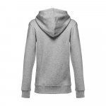 THC AMSTERDAM WOMEN. Sweatshirt para senhora em algod&atilde;o e poli&eacute;ster - Cinzento claro matizado