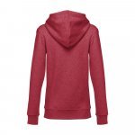 THC AMSTERDAM WOMEN. Sweatshirt para senhora em algod&atilde;o e poli&eacute;ster - Vermelho matizado