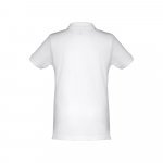 THC ADAM KIDS WH. Kurz&auml;rmeliges Poloshirt f&uuml;r Kinder (unisex). Farbe Wei&szlig; - Wei&szlig;