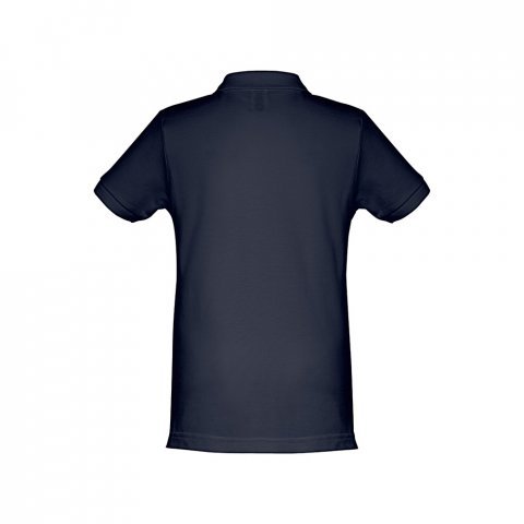 THC ADAM KIDS. Polo para crian&ccedil;a (unissexo) de manga curta em algod&atilde;o - Azul