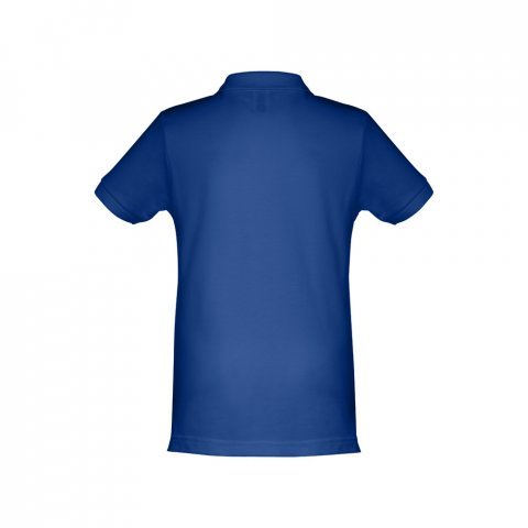 THC ADAM KIDS. Polo para crian&ccedil;a (unissexo) de manga curta em algod&atilde;o - Azul royal