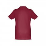 THC ADAM KIDS. Polo para crian&ccedil;a (unissexo) de manga curta em algod&atilde;o - Bordeaux