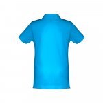 THC ADAM KIDS. Polo para crian&ccedil;a (unissexo) de manga curta em algod&atilde;o - Azul aqua