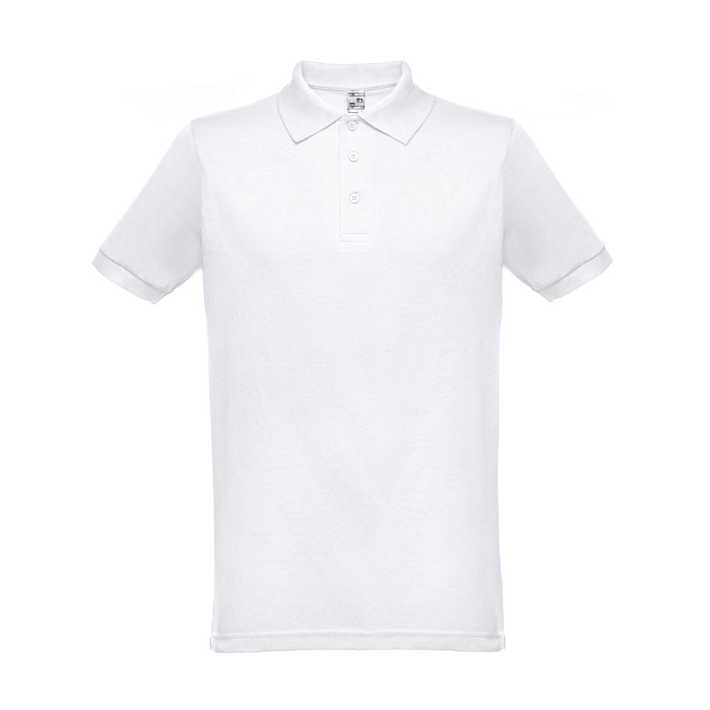 THC BERLIN WH. Polo da uomo a maniche corte. colore bianco