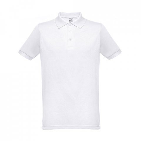 THC BERLIN WH. Polo &agrave; manches courtes pour homme. Couleur blanche - Blanc