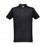 THC BERLIN. Polo de manga curta para homem - Preto