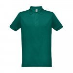 THC BERLIN. Polo de manga curta para homem - Verde escuro