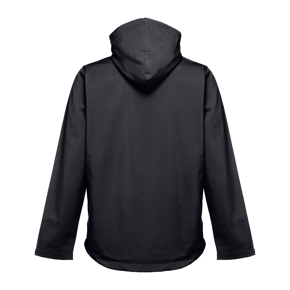 THC ZAGREB. Giacca softshell da uomo in poliestere ed elastan