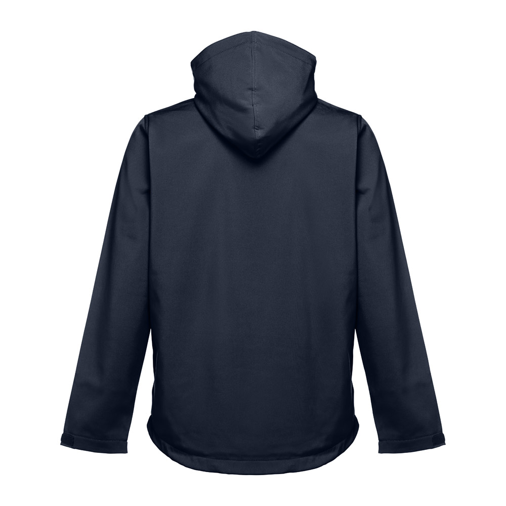 THC ZAGREB. Giacca softshell da uomo in poliestere ed elastan