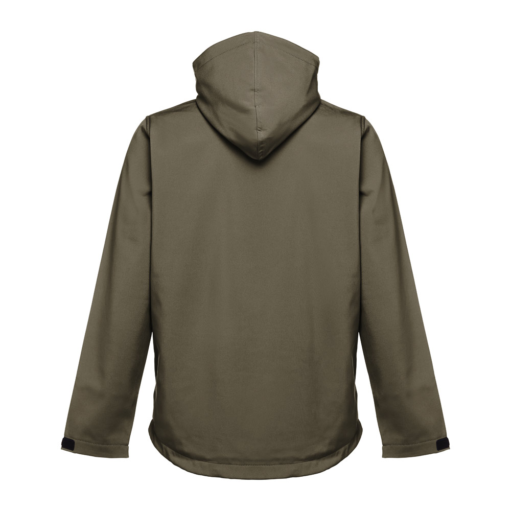 THC ZAGREB. Giacca softshell da uomo in poliestere ed elastan