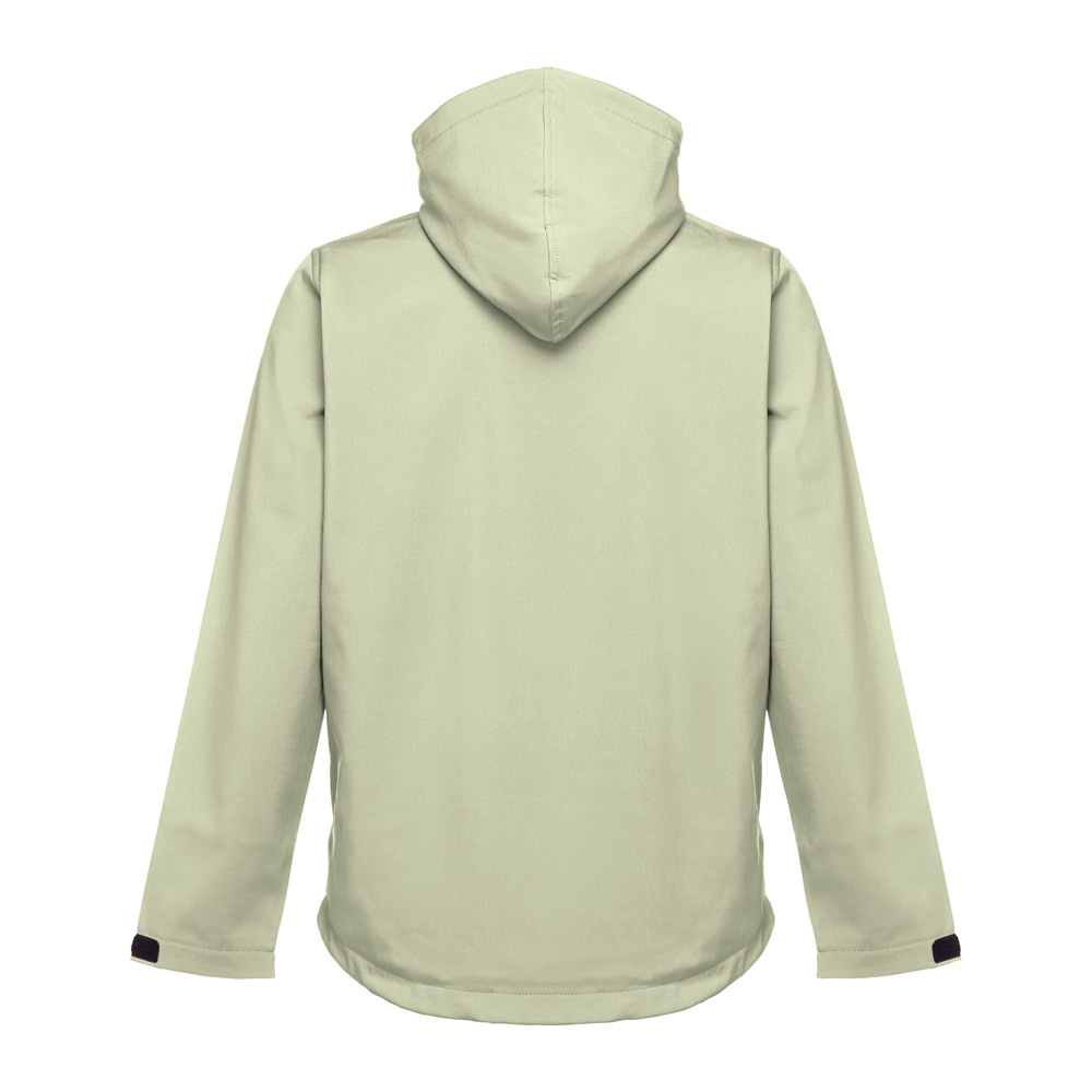 THC ZAGREB. Giacca softshell da uomo in poliestere ed elastan