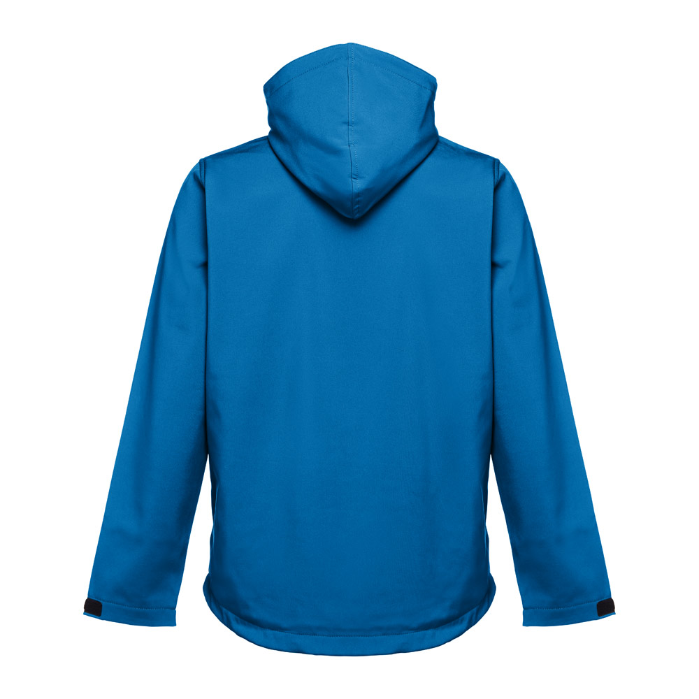 THC ZAGREB. Giacca softshell da uomo in poliestere ed elastan