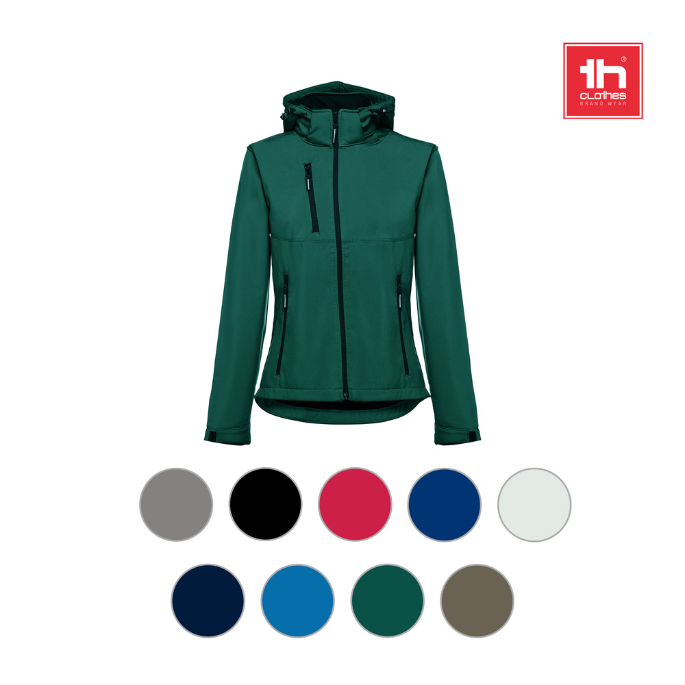 THC ZAGREB WOMEN. Giacca softshell da donna sfiancata