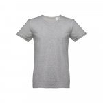 THC SAN MARINO. P&aacute;nsk&eacute; tričko s kr&aacute;tk&yacute;m ruk&aacute;vem z česan&eacute; bavlny - Světle &scaron;ed&aacute;