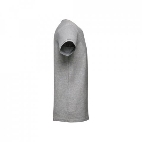 THC SAN MARINO. P&aacute;nsk&eacute; tričko s kr&aacute;tk&yacute;m ruk&aacute;vem z česan&eacute; bavlny - Světle &scaron;ed&aacute;