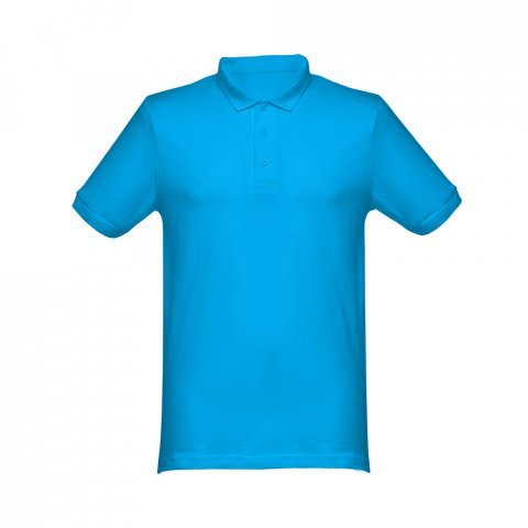 THC MONACO. Polo de hombre - Azul aqua